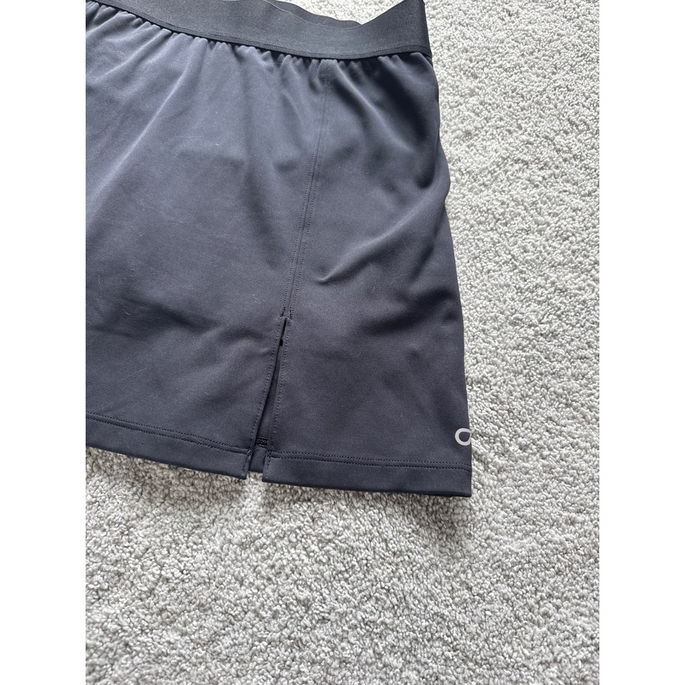 GapFit Eclipse Womens Black Active Skort Mesh Lining Slits Size Medium Regular - Picture 2 of 5